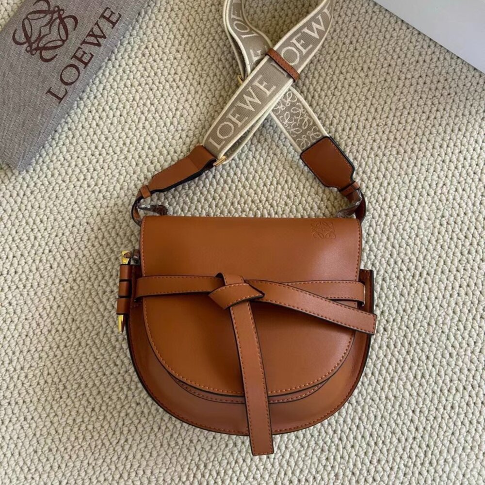 Loewe Gate Crossbody Bag - Tan